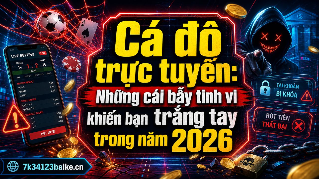 Cá độ trực tuyến: Những cái bẫy tinh vi khiến bạn trắng tay trong năm 2026