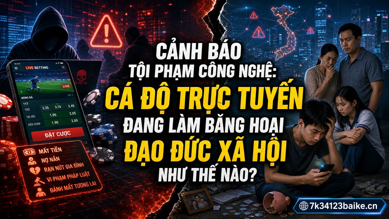 Cảnh báo tội phạm công nghệ: Cá độ trực tuyến đang làm băng hoại đạo đức xã hội như thế nào?